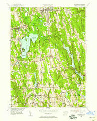 Litchfield Connecticut Historical topographic map, 1:31680 scale, 7.5 X 7.5 Minute, Year 1956