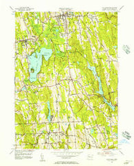 Litchfield Connecticut Historical topographic map, 1:31680 scale, 7.5 X 7.5 Minute, Year 1956