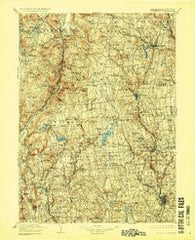 Litchfield Connecticut Historical topographic map, 1:125000 scale, 30 X 30 Minute, Year 1904