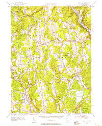 Long Hill Connecticut Historical topographic map, 1:24000 scale, 7.5 X 7.5 Minute, Year 1953