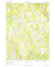 Long Hill Connecticut Historical topographic map, 1:24000 scale, 7.5 X 7.5 Minute, Year 1964