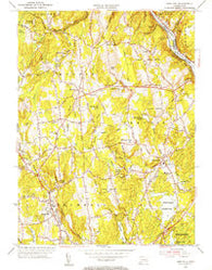 Long Hill Connecticut Historical topographic map, 1:31680 scale, 7.5 X 7.5 Minute, Year 1953