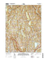 Long Hill Connecticut Current topographic map, 1:24000 scale, 7.5 X 7.5 Minute, Year 2015