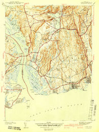Lyme Connecticut Historical topographic map, 1:31680 scale, 7.5 X 7.5 Minute, Year 1941