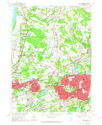 Manchester Connecticut Historical topographic map, 1:24000 scale, 7.5 X 7.5 Minute, Year 1963