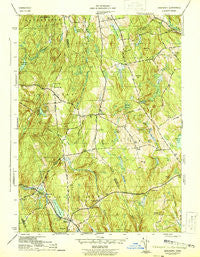 Marlboro Connecticut Historical topographic map, 1:31680 scale, 7.5 X 7.5 Minute, Year 1944