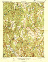 Marlboro Connecticut Historical topographic map, 1:31680 scale, 7.5 X 7.5 Minute, Year 1944