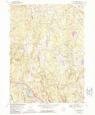 Marlborough Connecticut Historical topographic map, 1:24000 scale, 7.5 X 7.5 Minute, Year 1967