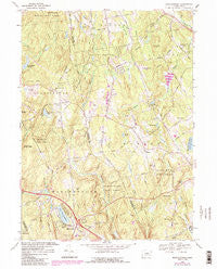 Marlborough Connecticut Historical topographic map, 1:24000 scale, 7.5 X 7.5 Minute, Year 1967