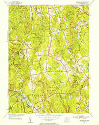 Marlborough Connecticut Historical topographic map, 1:31680 scale, 7.5 X 7.5 Minute, Year 1953