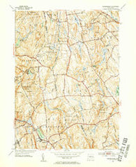 Marlborough Connecticut Historical topographic map, 1:31680 scale, 7.5 X 7.5 Minute, Year 1953