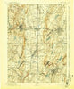 Meriden Connecticut Historical topographic map, 1:62500 scale, 15 X 15 Minute, Year 1893