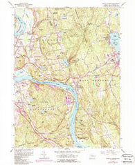 Middle Haddam Connecticut Historical topographic map, 1:24000 scale, 7.5 X 7.5 Minute, Year 1961