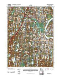 Middletown Connecticut Historical topographic map, 1:24000 scale, 7.5 X 7.5 Minute, Year 2012