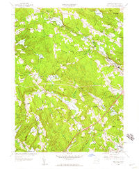 Montville Connecticut Historical topographic map, 1:24000 scale, 7.5 X 7.5 Minute, Year 1958