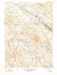 Montville Connecticut Historical topographic map, 1:31680 scale, 7.5 X 7.5 Minute, Year 1939
