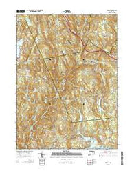 Moodus Connecticut Current topographic map, 1:24000 scale, 7.5 X 7.5 Minute, Year 2015