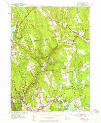 Moodus Connecticut Historical topographic map, 1:24000 scale, 7.5 X 7.5 Minute, Year 1952