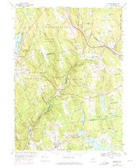 Moodus Connecticut Historical topographic map, 1:24000 scale, 7.5 X 7.5 Minute, Year 1967