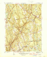 Moodus Connecticut Historical topographic map, 1:31680 scale, 7.5 X 7.5 Minute, Year 1946