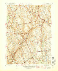 Moodus Connecticut Historical topographic map, 1:31680 scale, 7.5 X 7.5 Minute, Year 1946