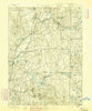 Moosup Connecticut Historical topographic map, 1:62500 scale, 15 X 15 Minute, Year 1893