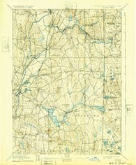 Moosup Connecticut Historical topographic map, 1:62500 scale, 15 X 15 Minute, Year 1893