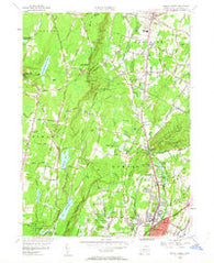 Mount Carmel Connecticut Historical topographic map, 1:24000 scale, 7.5 X 7.5 Minute, Year 1954