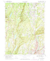 Mount Carmel Connecticut Historical topographic map, 1:24000 scale, 7.5 X 7.5 Minute, Year 1967