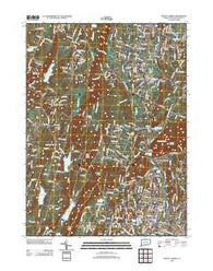 Mount Carmel Connecticut Historical topographic map, 1:24000 scale, 7.5 X 7.5 Minute, Year 2012