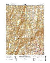 Mount Carmel Connecticut Current topographic map, 1:24000 scale, 7.5 X 7.5 Minute, Year 2015