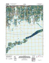 Mystic Connecticut Historical topographic map, 1:24000 scale, 7.5 X 7.5 Minute, Year 2011