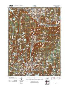 Naugatuck Connecticut Historical topographic map, 1:24000 scale, 7.5 X 7.5 Minute, Year 2012