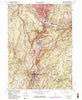 Naugatuck Connecticut Historical topographic map, 1:24000 scale, 7.5 X 7.5 Minute, Year 1964