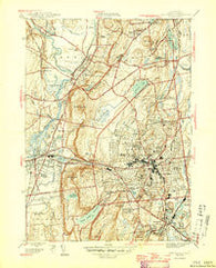 New Britain Connecticut Historical topographic map, 1:31680 scale, 7.5 X 7.5 Minute, Year 1946