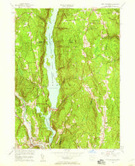 New Hartford Connecticut Historical topographic map, 1:24000 scale, 7.5 X 7.5 Minute, Year 1956