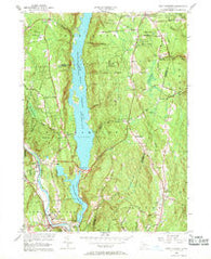 New Hartford Connecticut Historical topographic map, 1:24000 scale, 7.5 X 7.5 Minute, Year 1956