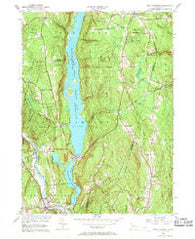 New Hartford Connecticut Historical topographic map, 1:24000 scale, 7.5 X 7.5 Minute, Year 1956