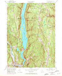 New Hartford Connecticut Historical topographic map, 1:24000 scale, 7.5 X 7.5 Minute, Year 1956