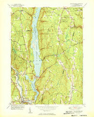 New Hartford Connecticut Historical topographic map, 1:31680 scale, 7.5 X 7.5 Minute, Year 1951