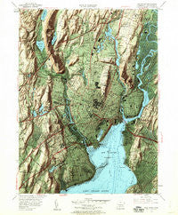 New Haven Connecticut Historical topographic map, 1:24000 scale, 7.5 X 7.5 Minute, Year 1954