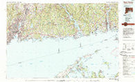 New Haven Connecticut Historical topographic map, 1:100000 scale, 30 X 60 Minute, Year 1983