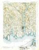 New London Connecticut Historical topographic map, 1:62500 scale, 15 X 15 Minute, Year 1893