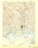 New London Connecticut Historical topographic map, 1:62500 scale, 15 X 15 Minute, Year 1893