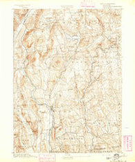 New Milford Connecticut Historical topographic map, 1:62500 scale, 15 X 15 Minute, Year 1893