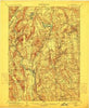 New Milford Connecticut Historical topographic map, 1:62500 scale, 15 X 15 Minute, Year 1904
