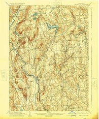 New Milford Connecticut Historical topographic map, 1:62500 scale, 15 X 15 Minute, Year 1904