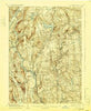 New Milford Connecticut Historical topographic map, 1:62500 scale, 15 X 15 Minute, Year 1904