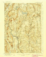 New Milford Connecticut Historical topographic map, 1:62500 scale, 15 X 15 Minute, Year 1904