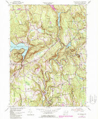 New Preston Connecticut Historical topographic map, 1:24000 scale, 7.5 X 7.5 Minute, Year 1955